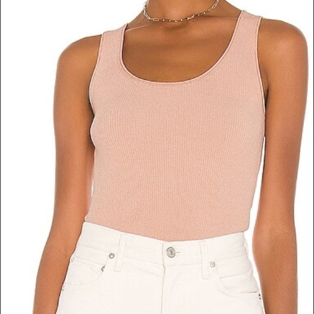 THEORY STRIPING RIB TANK SIZE XS